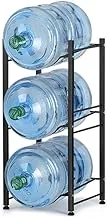 IBAMA Water Cooler Jug Rack 3-Tier Water Storage Rack for 3 Bottles, Detachable Heavy Duty Water Bottle Cabby Rack Multicolor