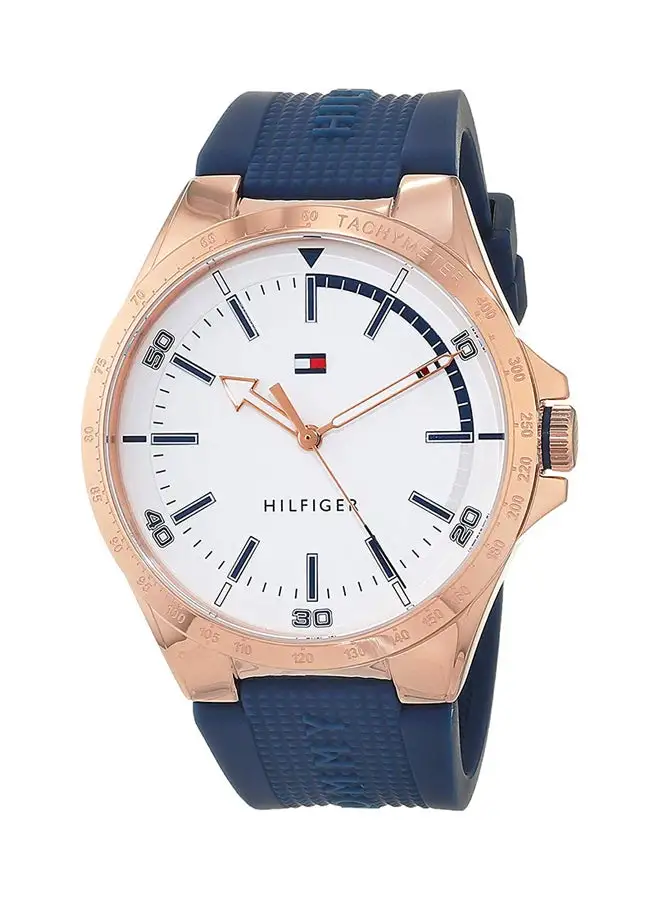 TOMMY HILFIGER Men's River Rubber Analog Wrist Watch 1791526