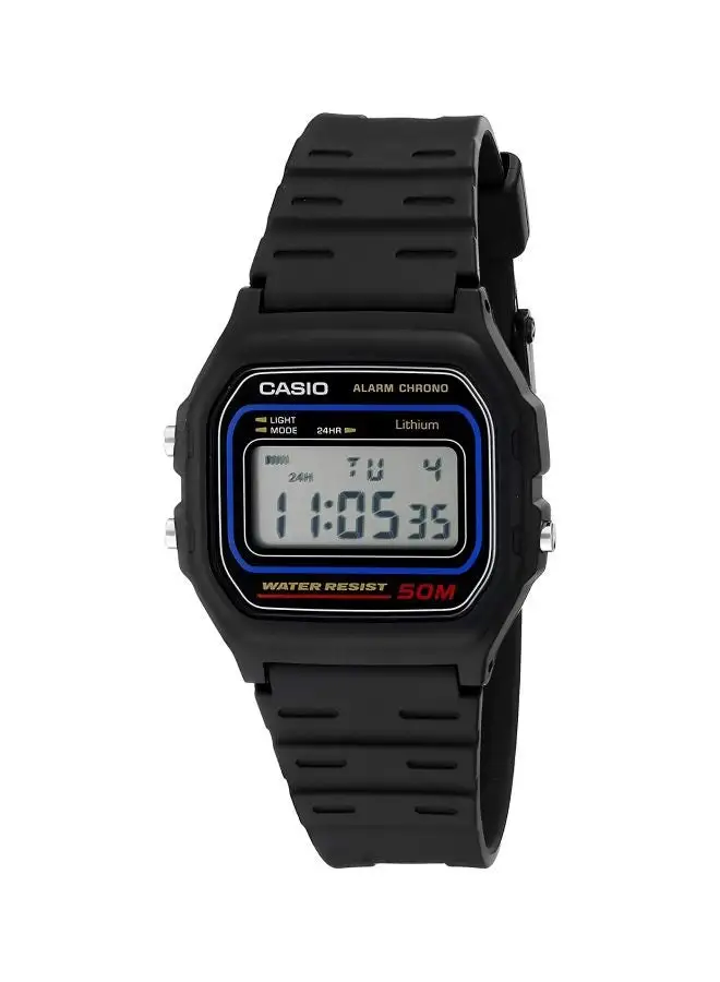 CASIO Men's Classic Digital Watch W-59-1V - 34 mm - Black