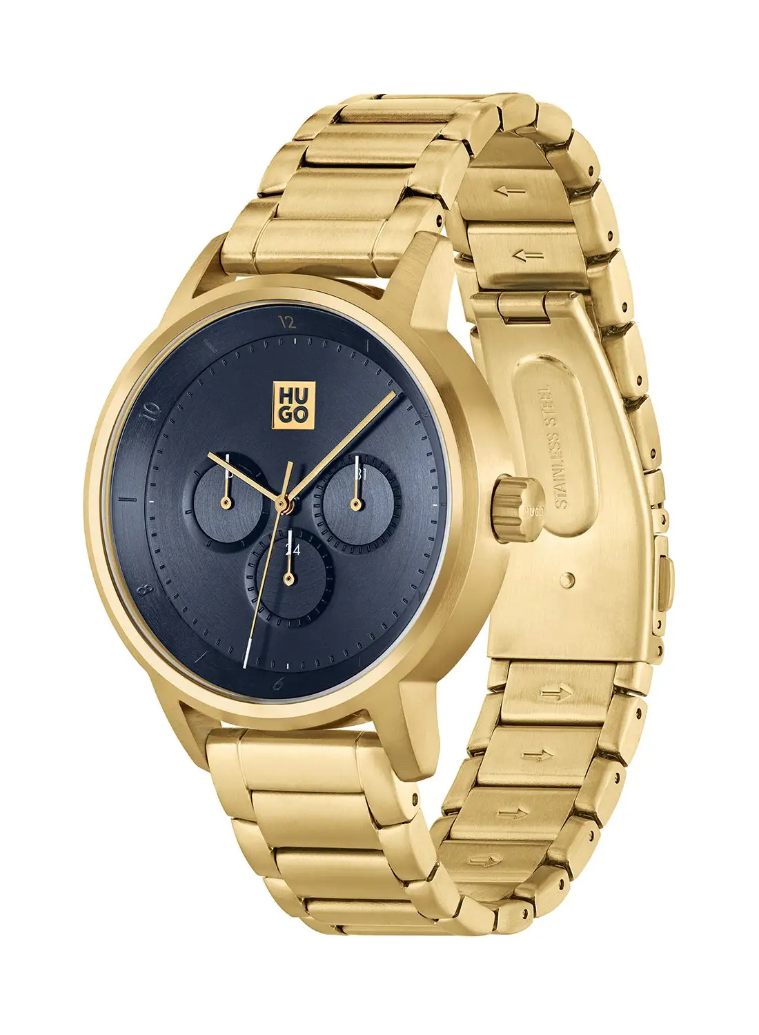 HUGO BOSS Men's Analog Round Shape Stainless Steel Wrist Watch 1530265 - 42 Mm