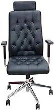 Office Chair High Back Leather (Black)