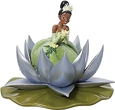 Enesco Disney Showcase 100 Years of Wonder Princess Tiana Lily Pad Figurine, Multicolor