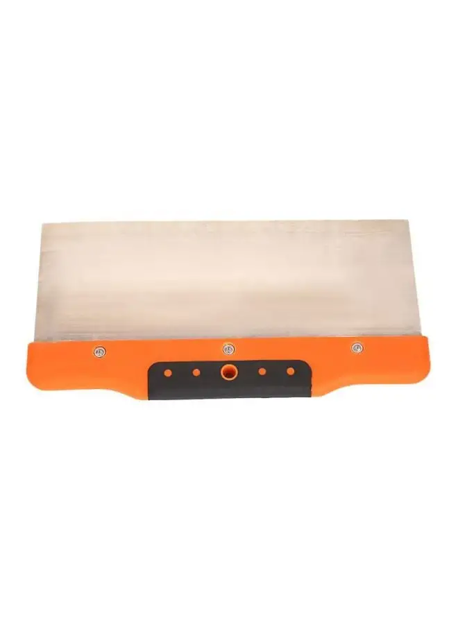 LAWAZIM Stainless Steel Bench Scraper Silver/Orange/Black 10inch