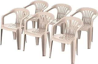 Cosmoplast Duchess Outdoor Garden Chair Set of 6