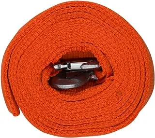 Durable Self-Rescue Professional Vehicle Tow Rope Equipped With 8 Meter Super Heavy Duty Hook For Towing A 2 Ton Weight Trailer (Orange)