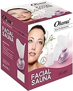 Okema Facial Sauna (OK-459, Pink & White)