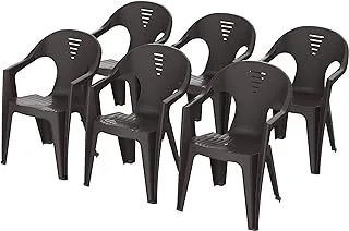 Cosmoplast Regina Outdoor Garden Chair Set of 6