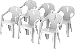 Cosmoplast Regina Outdoor Garden Chair Set of 6