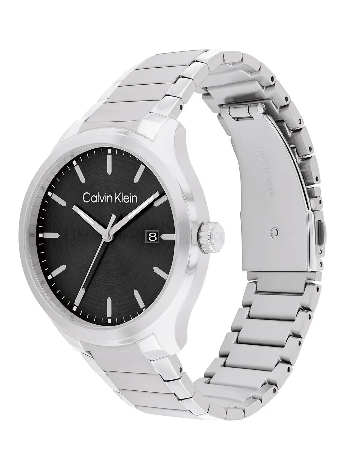 CALVIN KLEIN Men's Analog Round Shape Stainless Steel Wrist Watch 25200348 - 43 Mm