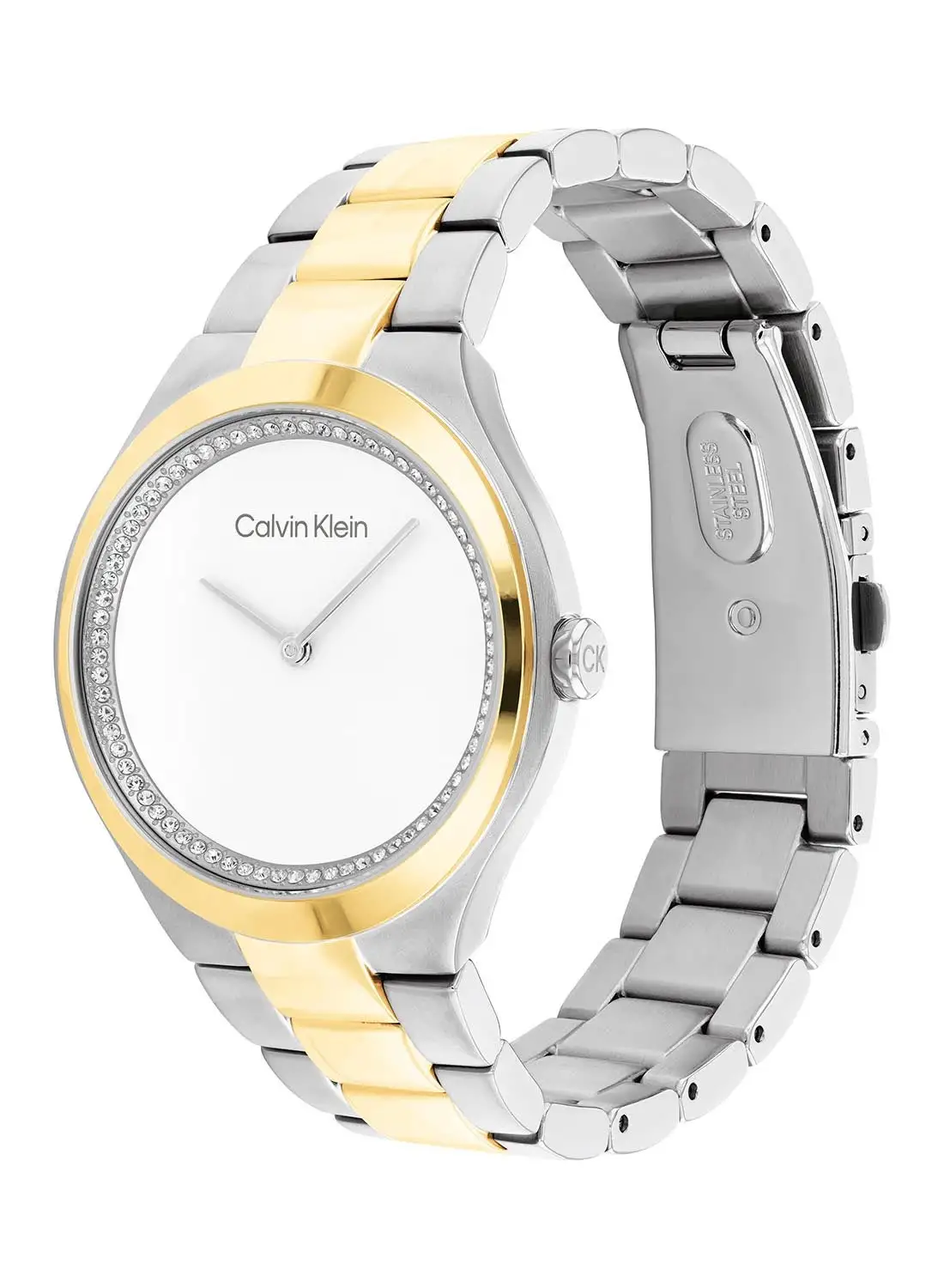 CALVIN KLEIN Women's Analog Round Shape Stainless Steel Wrist Watch 25200366 - 36 Mm