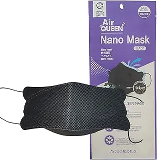 AirQueen Black Nano Mask (with clip) FDA cleared and CE certified