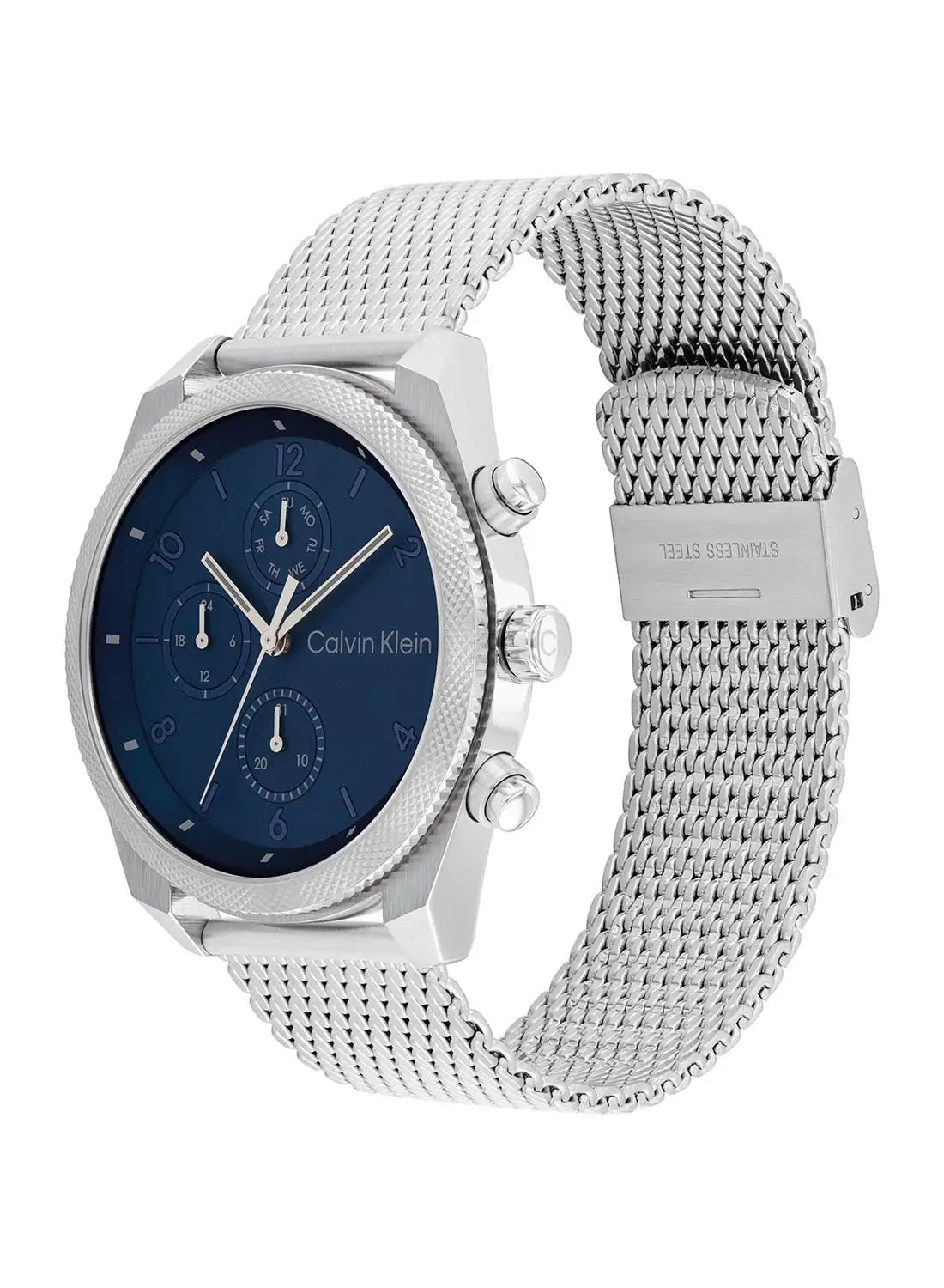 CALVIN KLEIN Men's Analog Round Shape Stainless Steel Wrist Watch 25200360 - 44 Mm