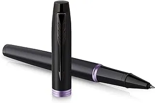 PARKER IM Vibrant Rings Amethyst Rollerball Pen, Purple F