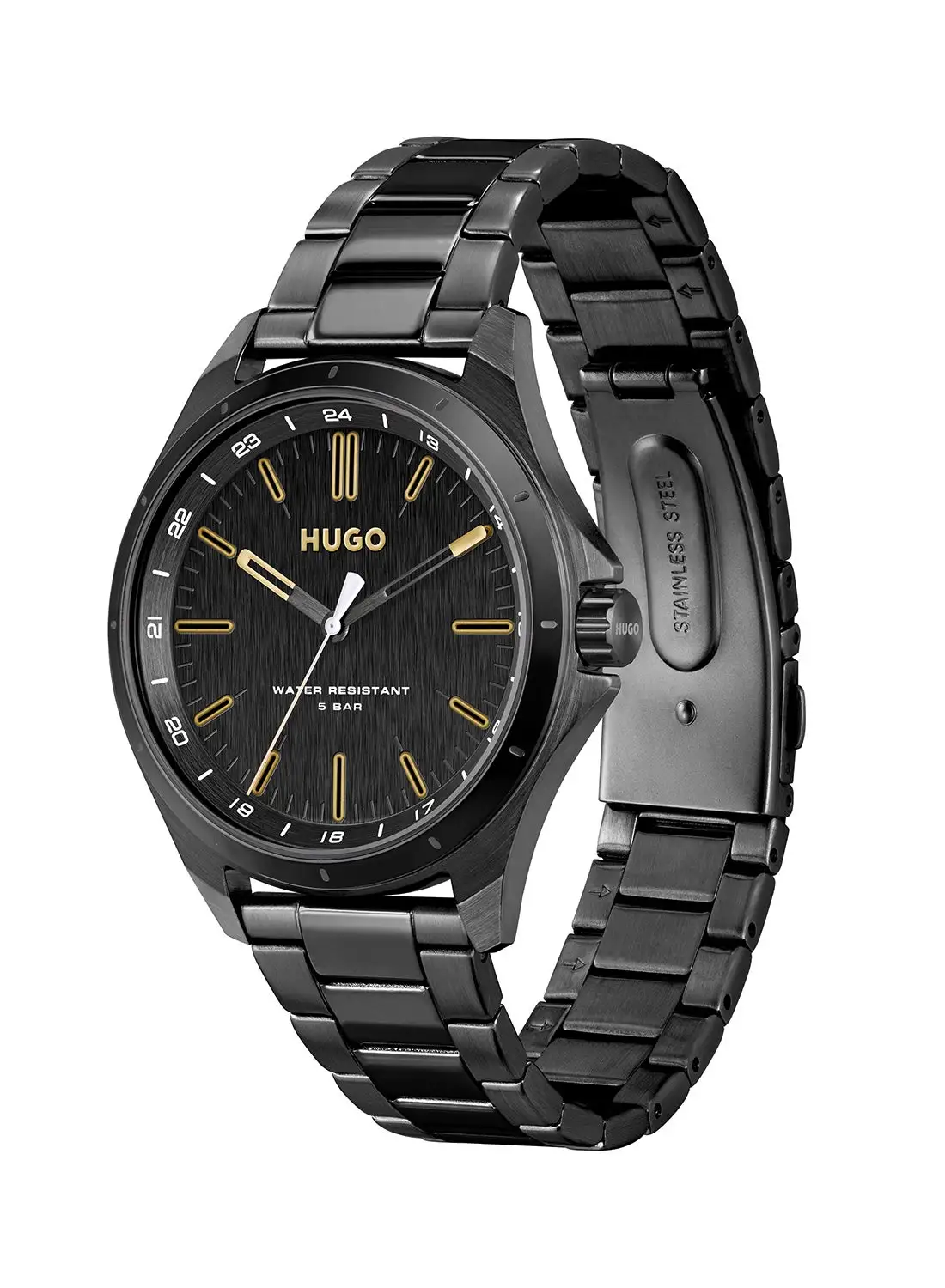 HUGO BOSS Men's Analog Round Shape Stainless Steel Wrist Watch 1530322 - 42 Mm