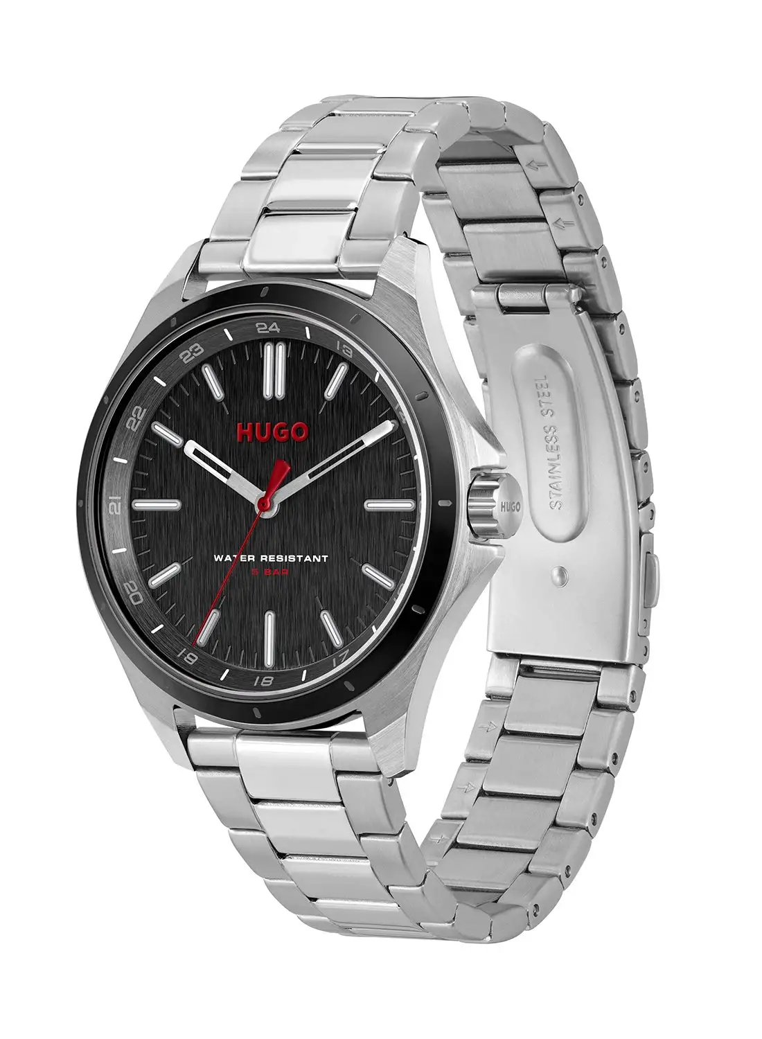 HUGO BOSS Men's Analog Round Shape Stainless Steel Wrist Watch 1530323 - 42 Mm