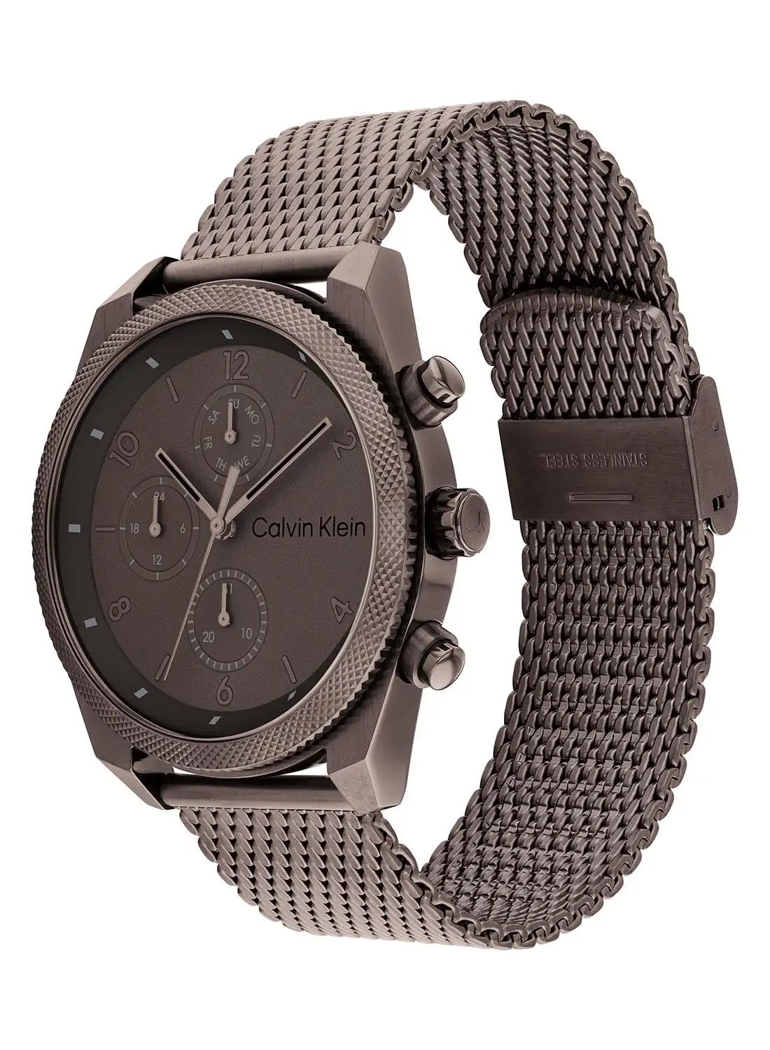CALVIN KLEIN Men's Analog Round Shape Stainless Steel Wrist Watch 25200361 - 44 Mm
