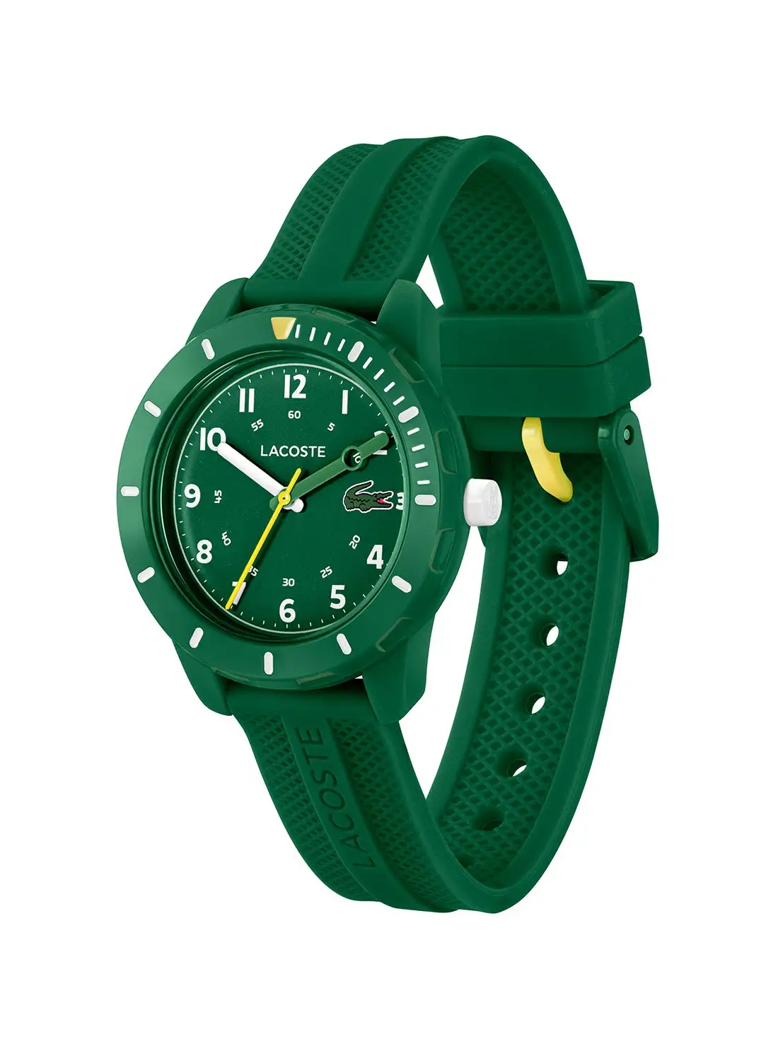 LACOSTE Kids Unisex Analog Round Shape Silicone Wrist Watch 2030055 - 34.5 Mm