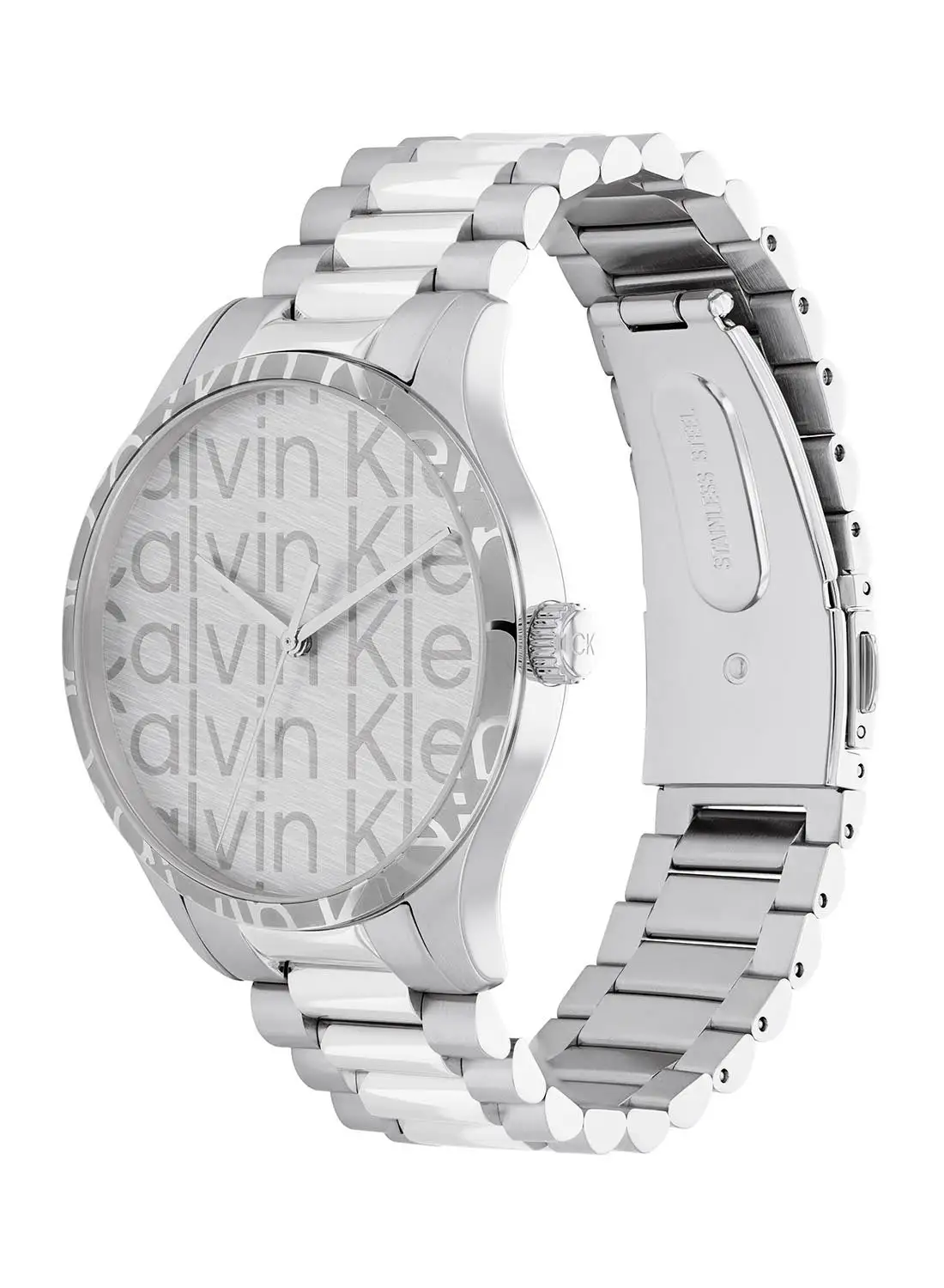 CALVIN KLEIN Unisex Analog Round Shape Stainless Steel Wrist Watch 25200342 - 42 Mm