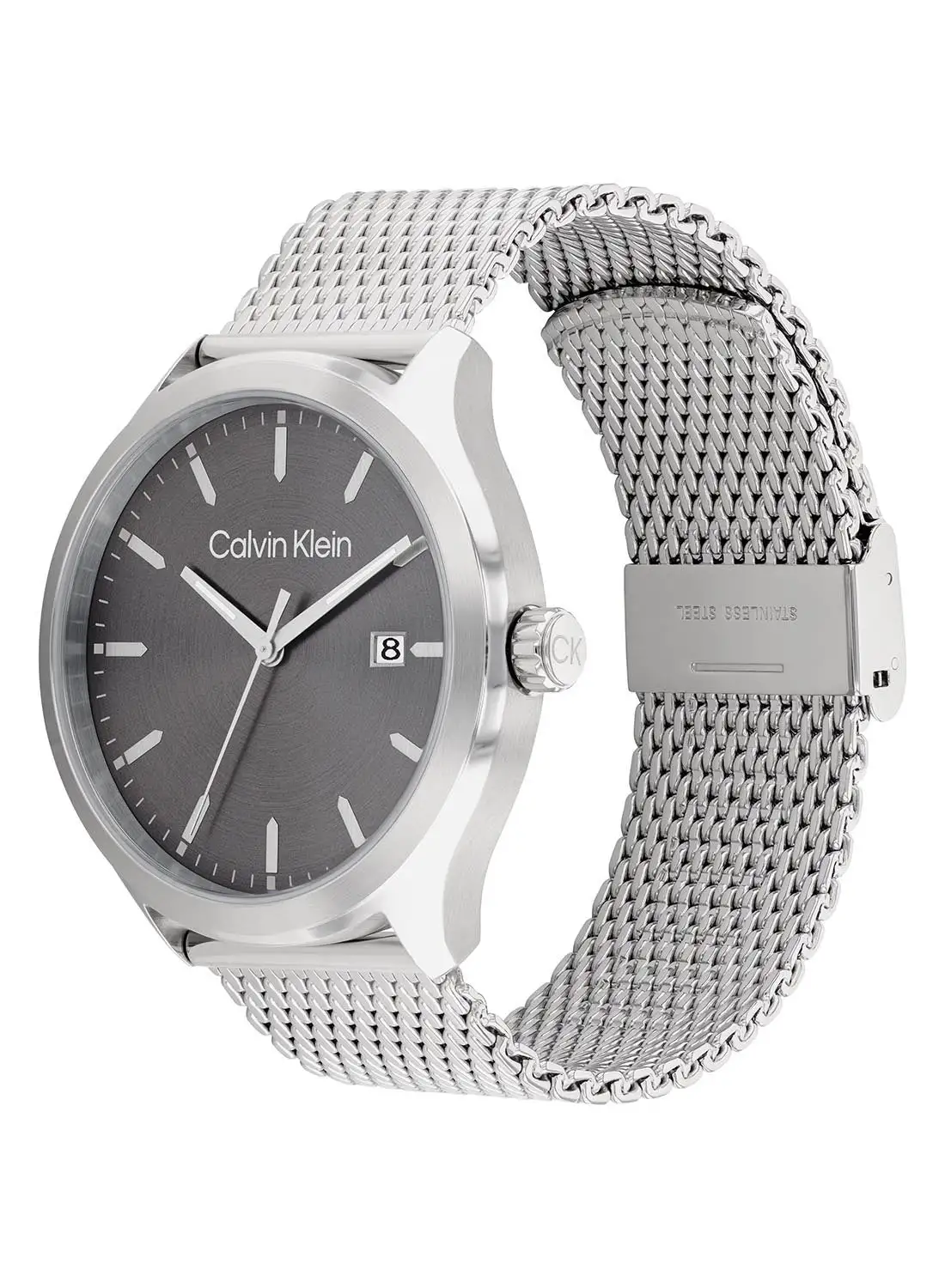 CALVIN KLEIN Men's Analog Round Shape Stainless Steel Wrist Watch 25200352 - 43 Mm
