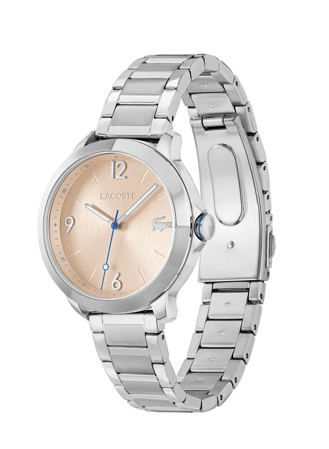 LACOSTE Women's Analog Round Shape Stainless Steel Wrist Watch 2001333 - 36 Mm