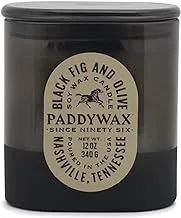 Paddywax Candles Vista Collection Scented Candle, 12-Ounce, Black Fig & Olive, 12 Ounces