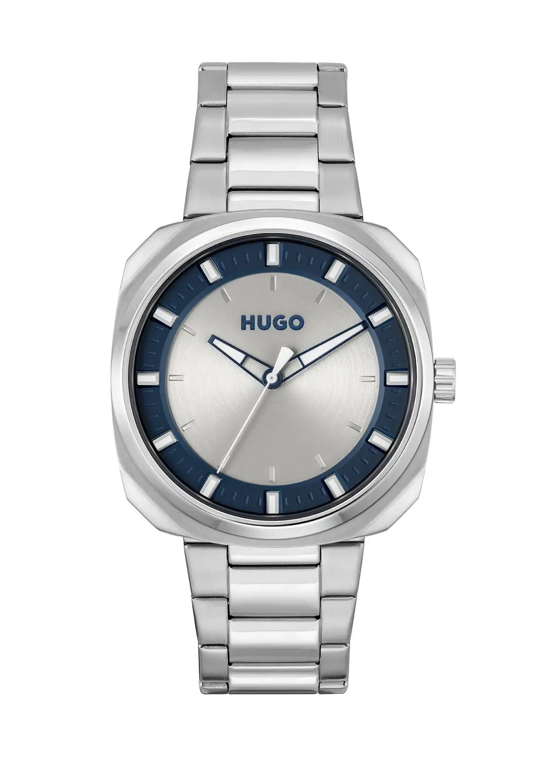HUGO BOSS Men's Analog Octagon Shape Stainless Steel Wrist Watch 1530309 - 42 Mm