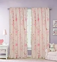 Kidz Mix Dancing Ballerina Window Curtains, 48x84, Pink