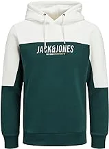 Jack & Jones Men's Dan Blocking Hood Plus Size Sweatshirt