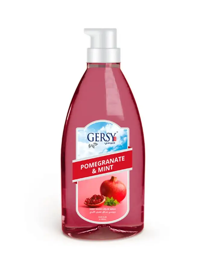 Gersy Pomegranate And Mint Liquid Hand Wash Red 400ml