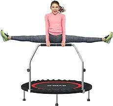 GVOLO Trampoline for Kids and Adults, Mini Trampoline for Adults Fitness Trampoline, Gymnastics Exercise Rebounder Trampoline for Adults, Foldable Indoor Trampoline Bounce Workout