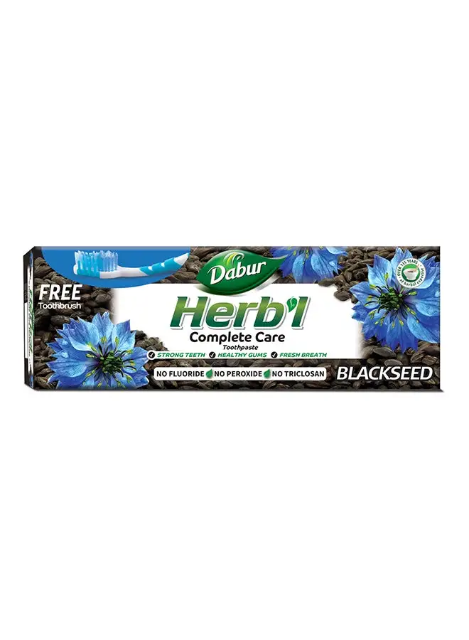 Dabur Herbal Black Seed Toothpaste With Toothbrush 150grams