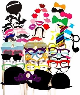 58 Party Props Photo Booth Moustache Birthday Engagement Wedding Funny