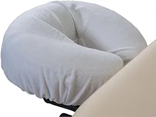 EARTHLITE Professional Flannel Face Pillow Covers – Machine Washable, 100% Cotton, Face Cradle Covers, Crescent Covers (2pack) / Fits Massage Table & Massage Chair Cushions