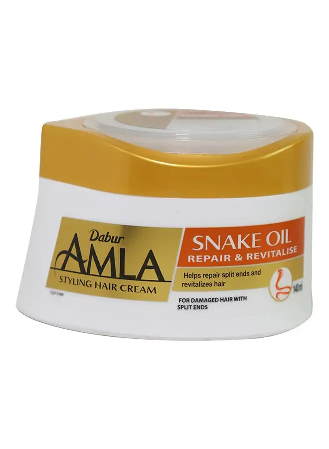 Dabur Amla Repair And Revitalize Styling Hair Cream With Snake Oil 140ml