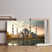 معرض المنزل معرض القلب مسجد الشيشان جروزني الشيشان روسيا مطبوعة قماش جدار الفن 60x40 سم