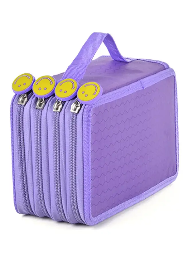 Generic 4 Layer Pen Case Purple