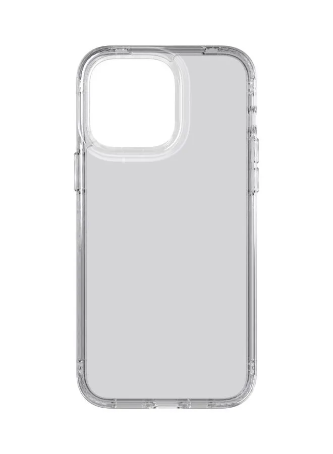 غطاء حماية tech21 Evo iPhone 14 Pro مع حماية من السقوط لمسافة 12 قدم - شفاف كريستالي