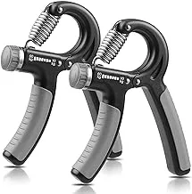 NIYIKOW Grip Strength Trainer, Hand Grip Strengthener, Adjustable Resistance 22-132Lbs (10-60kg), Non-Slip Gripper, Perfect for Musicians Athletes and Hand Rehabilitation Exercising