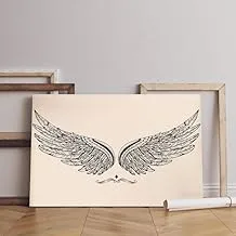 home gallery Classical Vintage Wings Printed Canvas wall art 90x60 cm