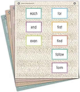 Teacher Created Resources Woven Magnetic Mini Pocket Charts (14