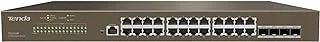 Tenda 28-Port L3 Gigabit Managed Switch (TEG5328F)|24 Port GE, 4 x 1G SFP with 1 x Console Port|Fanless|Desktop or Rackmount|QoS Vlan IGMP|Static Routing|Limited Lifetime Protection