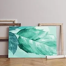 home gallery leaf_watercolor Printed Canvas wall art 90x60 cm