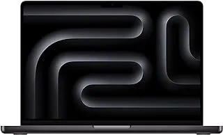 Apple 2023 MacBook Pro (14 بوصة، شريحة Apple M3 Max مع وحدة معالجة مركزية 14 نواة ووحدة معالجة رسومات 30 نواة، ذاكرة موحدة 36 جيجابايت، 1 تيرابايت) - أسود فلكي؛ عربي انجليزي