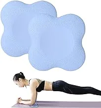 Yoga Knee Pad, Anti Slip Foam Yoga Kneeling Pad, Comfortable Yoga Support Pad, Sports Balance Cushion for Protecting Knee, Ankle, Elbow, Hand