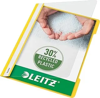 Leitz Report File A4,Standard A4 File Capacity up to 250 Sheets 80gsm Polypropylene Yellow