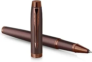 PARKER IM Monochrome Rollerball Pen | Burgundy Finish and Trims | Fine Point | Black Ink | Gift Box