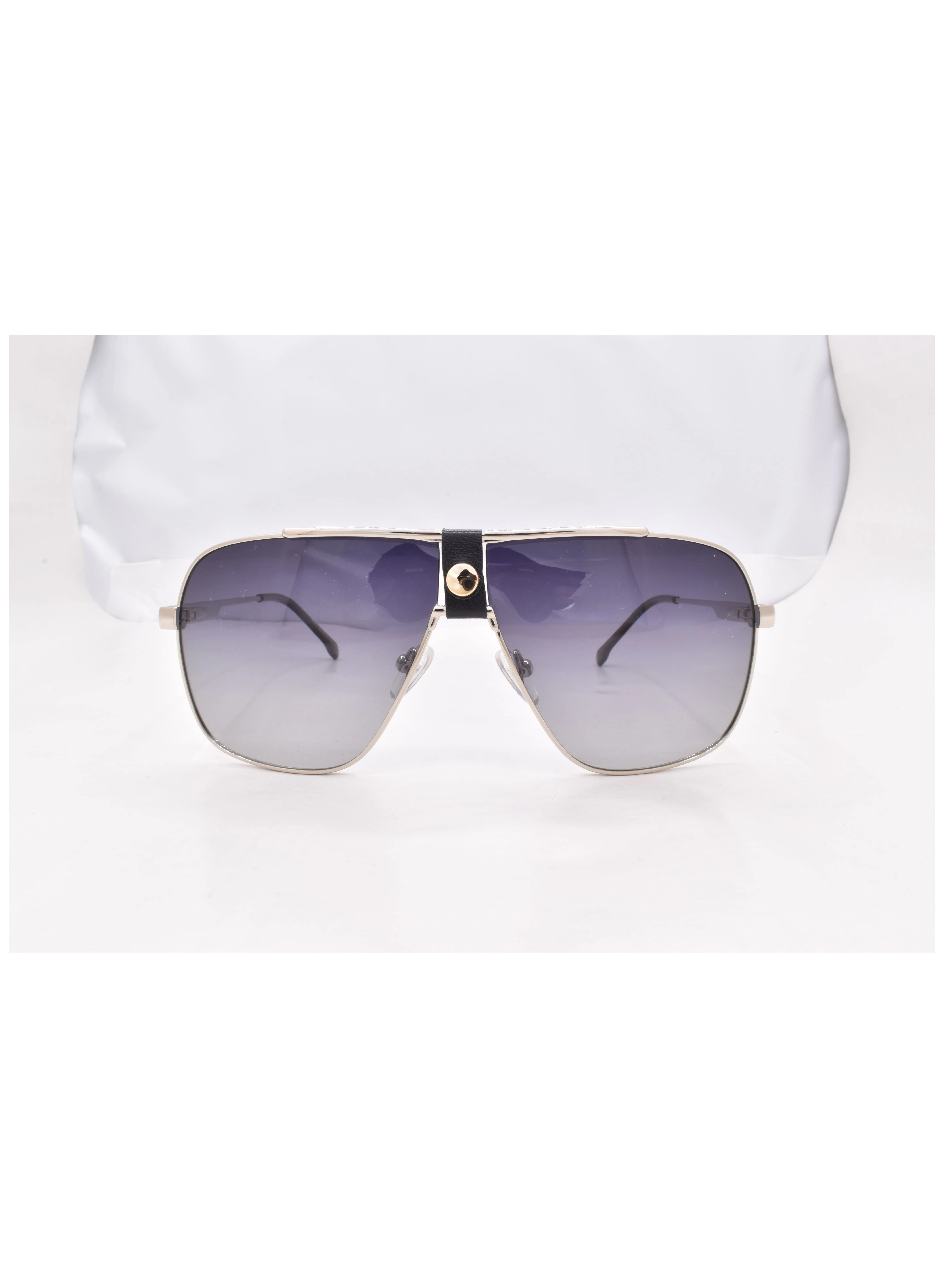 MEC Oversized Sunglasses With Leather On Bridge 39975-C3