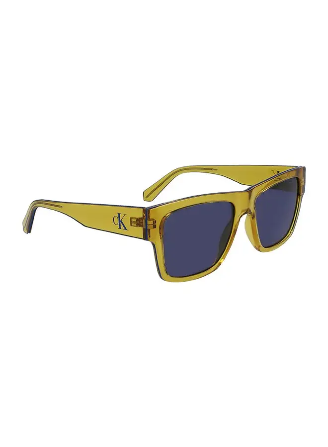 Calvin Klein Jeans Men's Rectangular Sunglasses - CKJ23605S-701-5618 - Lens Size: 56 Mm