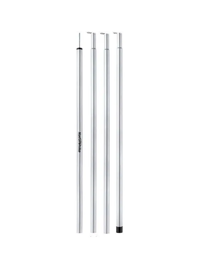 Naturehike 4 Section 2Meters Steel Canopy Poles-Silver（2Pcs）