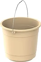Cosmoplast EX 10L Round Plastic Bucket with Steel Handle